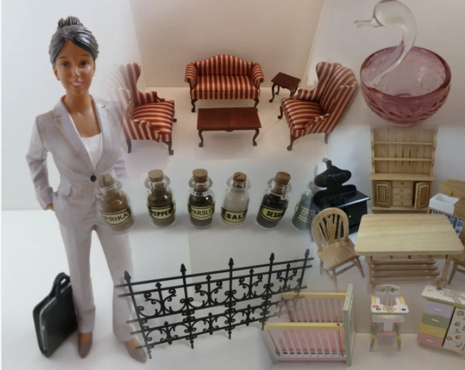 Dolls House Miniatures Collage