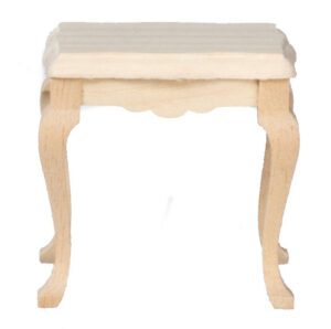 Bare Wood Side Table
