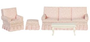 Pink Sofa Set