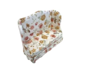 Dolls House Sofa Floral Chintz Cottage Style Miniature 1:12th Lounge Furniture
