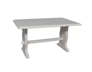 Dolls House Country White Kitchen Table Miniature 1:12th Scale