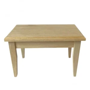Dolls House Table Rectangle Unfinished Furniture Miniature 1:12th Scale (MC)