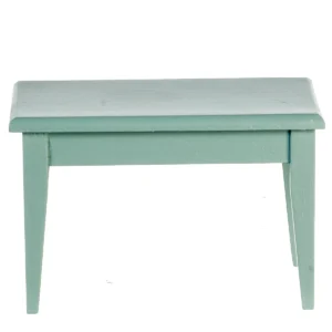 Dolls House Rectangle Grey Kitchen Table Miniature 1:12th Scale