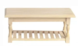 Dolls House Kitchen Table Unfinished Miniature 1:12th Scale (TSM)