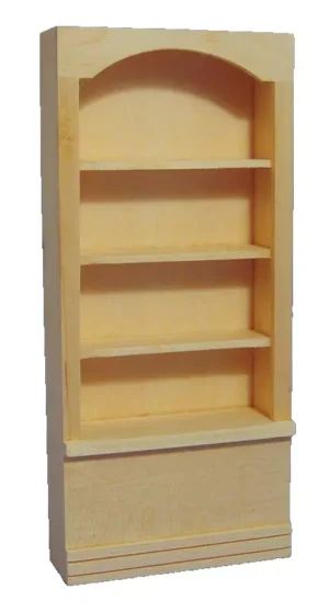 Dolls House Single Shelf Display Unfinished Furniture Miniature 1:12th Scale