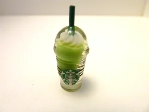 Dolls House Drink 2 x Frappe with Straw Miniature 1:12th Scale