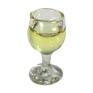Dolls House Large Glass of White Wine Dining Bar Miniature 1:12th Scale