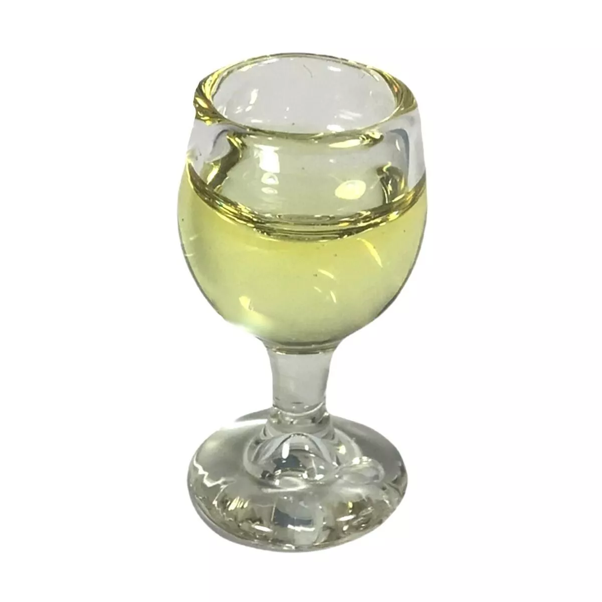 Dolls House Large Glass of White Wine Dining Bar Miniature 1:12th Scale