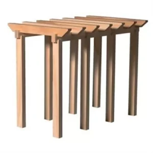 Dolls House Pergola Kit Garden Structure Kit Feature Miniature 1:12th Scale