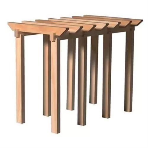 Dolls House Pergola Kit Garden Structure Kit Feature Miniature 1:12th Scale