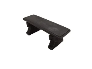 Dolls House Garden Bench Grey Resin Furniture Miniature 1:12th Scale