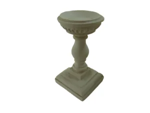 Dolls House Bird Bath White Resin Garden Miniature 1:12th Scale