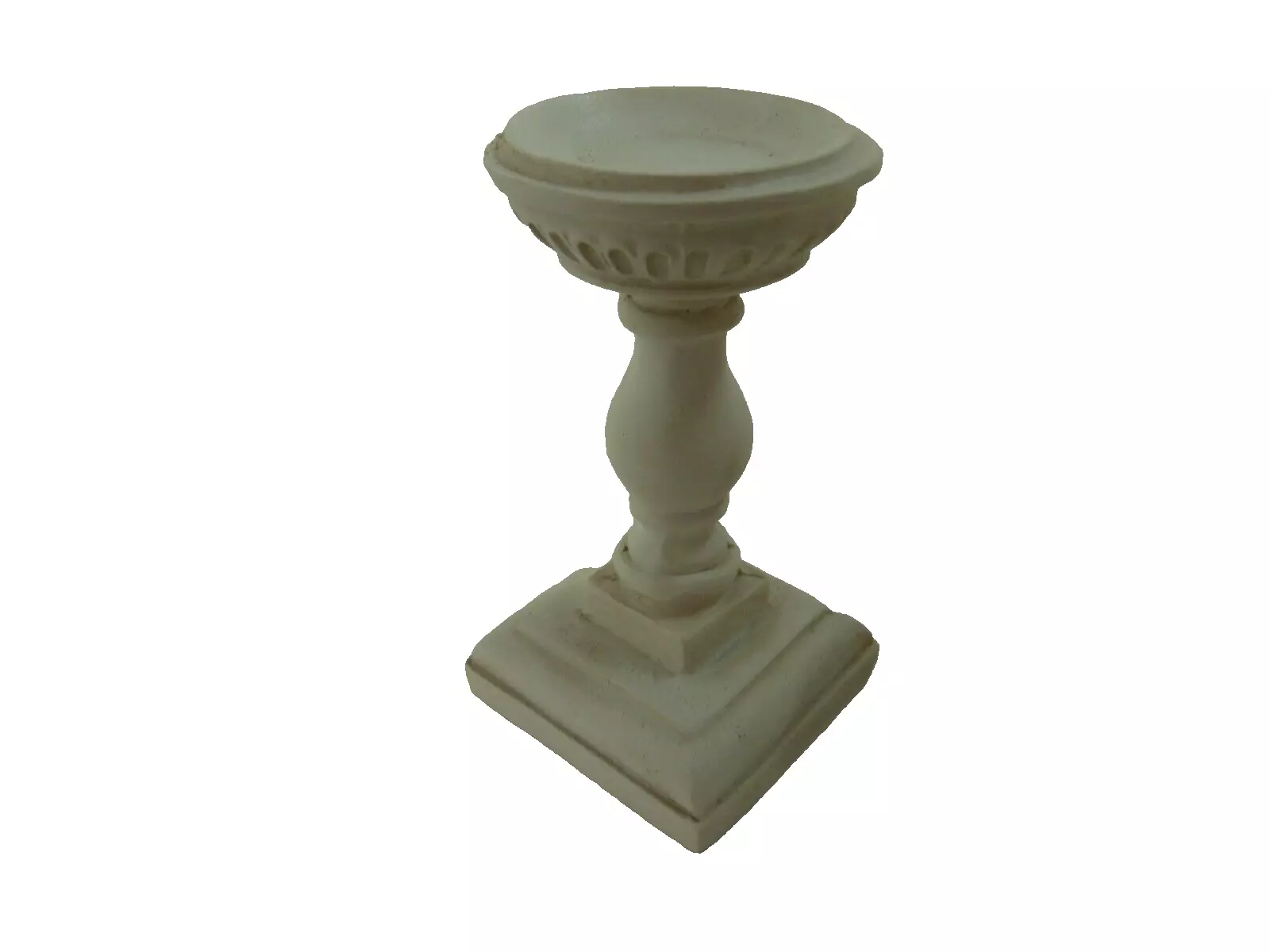 Dolls House Bird Bath White Resin Garden Miniature 1:12th Scale