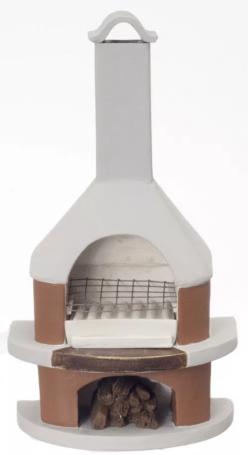 Dolls House Cod Cape Barbecue and Fireplace Resin Miniature 1:12th Scale - Image 2
