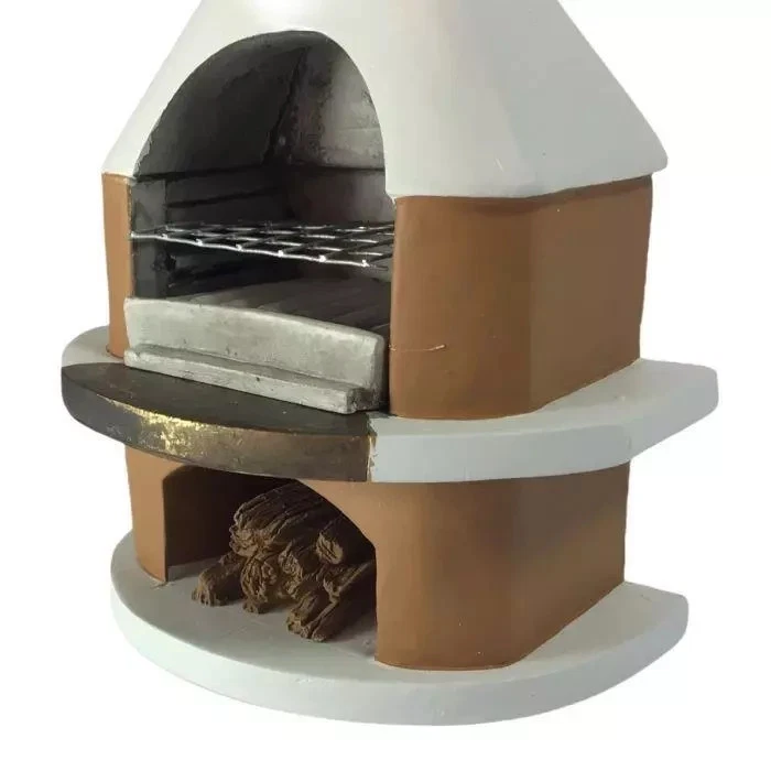 Dolls House Cod Cape Barbecue and Fireplace Resin Miniature 1:12th Scale - Image 3