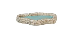 Dolls House Pond Grey Shaped Resin Garden Feature Miniature 1:12th Scale