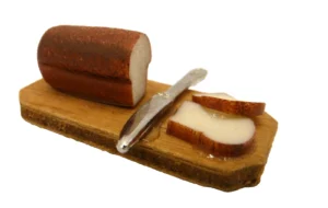 Dolls House Food Bread, Knife and Board Kitchen Miniature 1:12th Scale